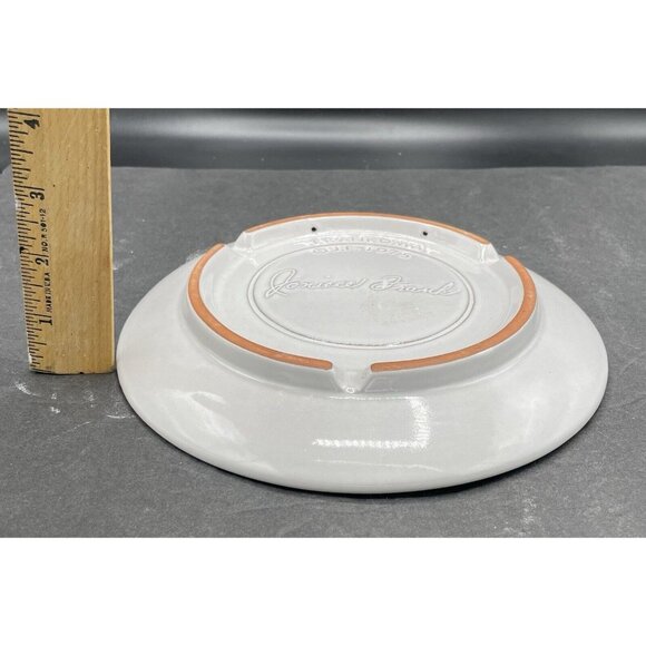 Vintage Frankoma Christmas  Art Pottery Hanging Plate 1975 "Peace On Earth" - Picture 4 of 5